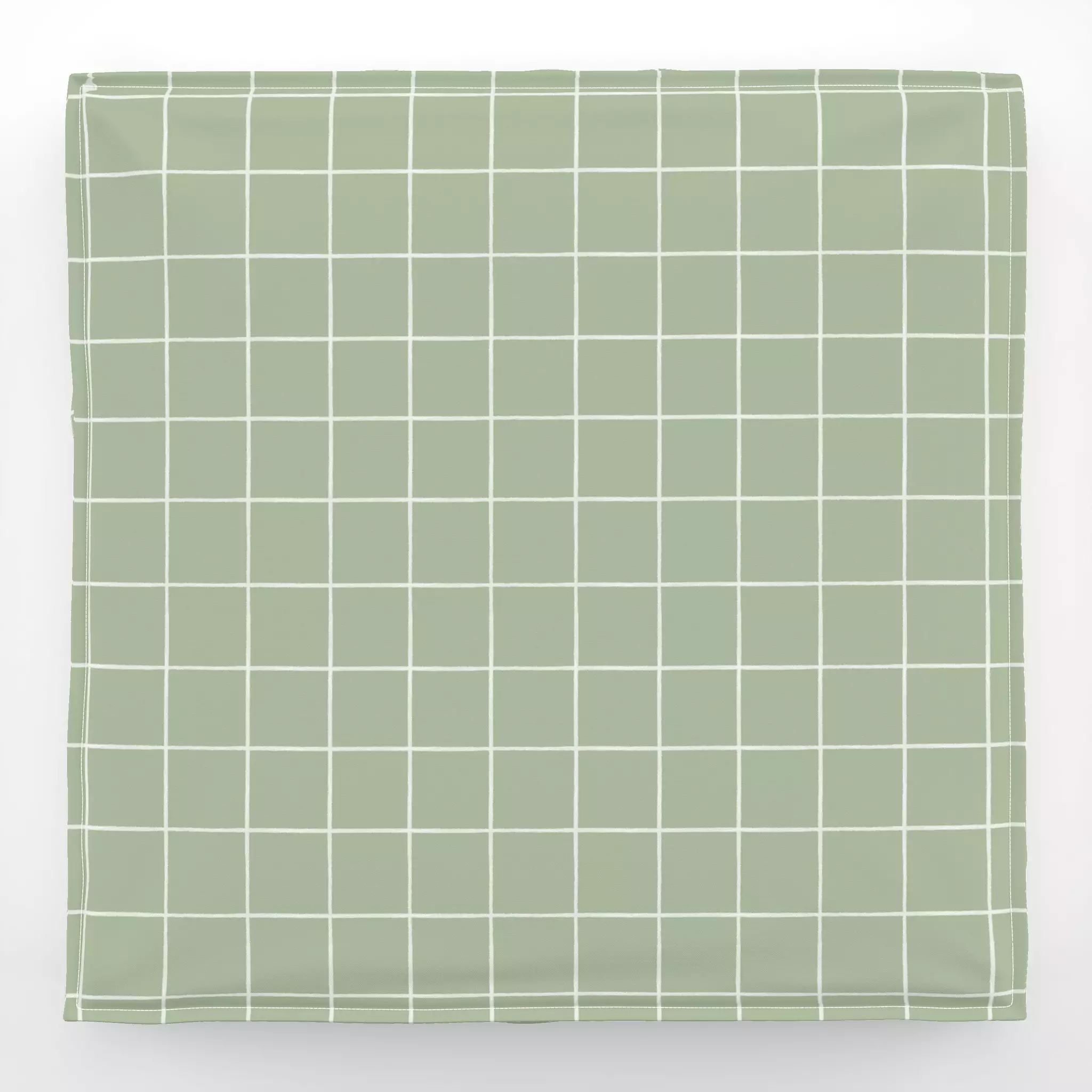 Bodenkissen Thin checks Green Thin checks Green