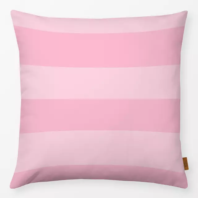 Kissen Pink Summer Pastel Stripes
