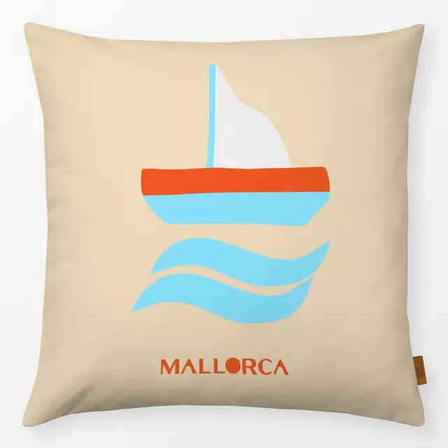 Kissen Mallorca Segelboot No2
