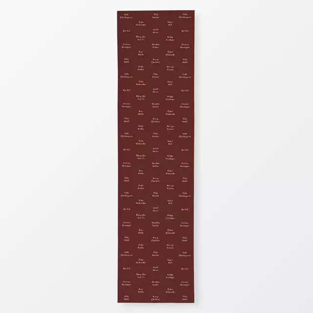 Tischläufer Merry Christmas brick red