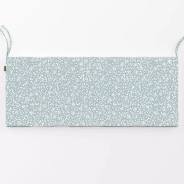 Bankauflage Sommerblümchen Muted Mint