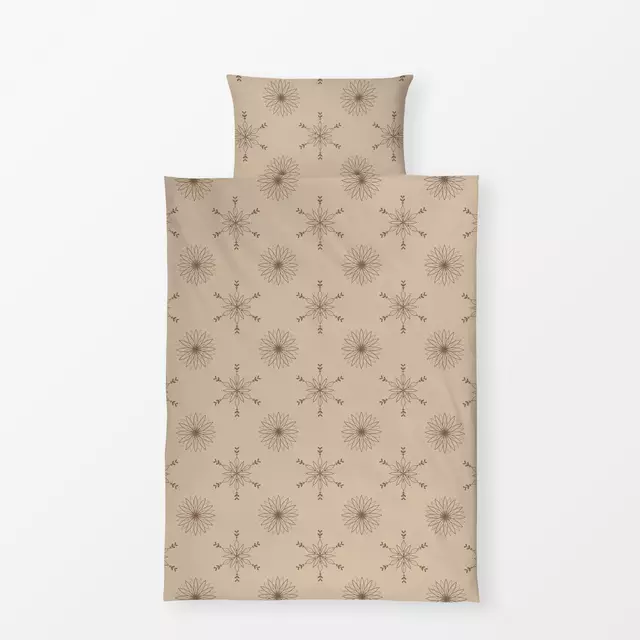 Bettwäsche Boho Snowflake sand