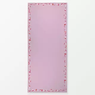 Tischdecke Tischdecke Ribbonrand Rosa
