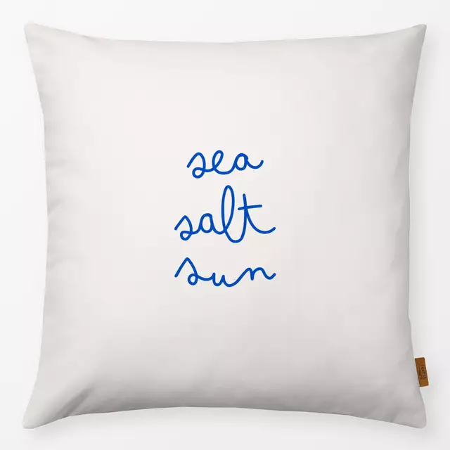 Kissen Sea Salt Sun Blau
