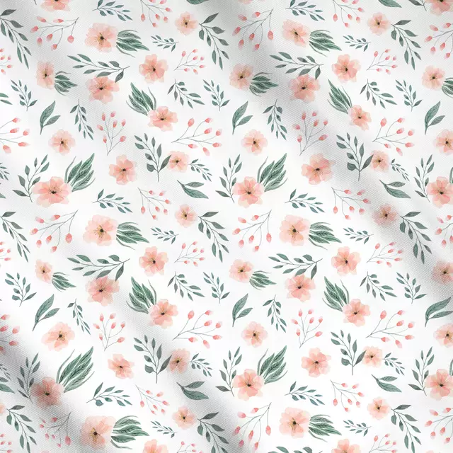 Meterware Cherry Spring Blossoms