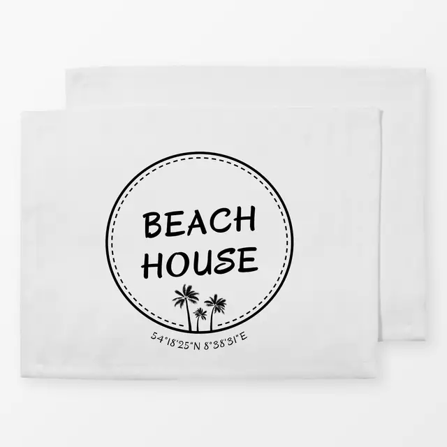 Tischset Beach House