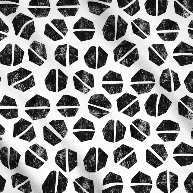 Meterware Half Dots Black