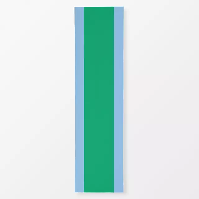 Tischläufer Große Streifen blau&grün