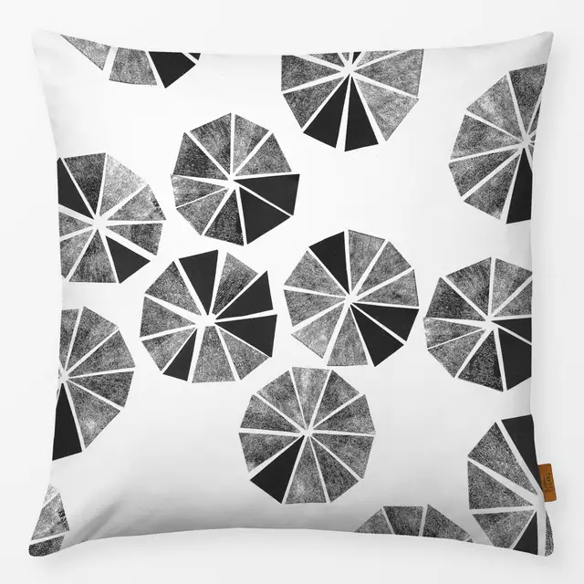 Kissen Zigzag Dots Black&White