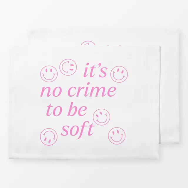 Tischset No Crime To Be Soft Candypink