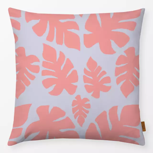 Kissen Dusky Pink Leaves