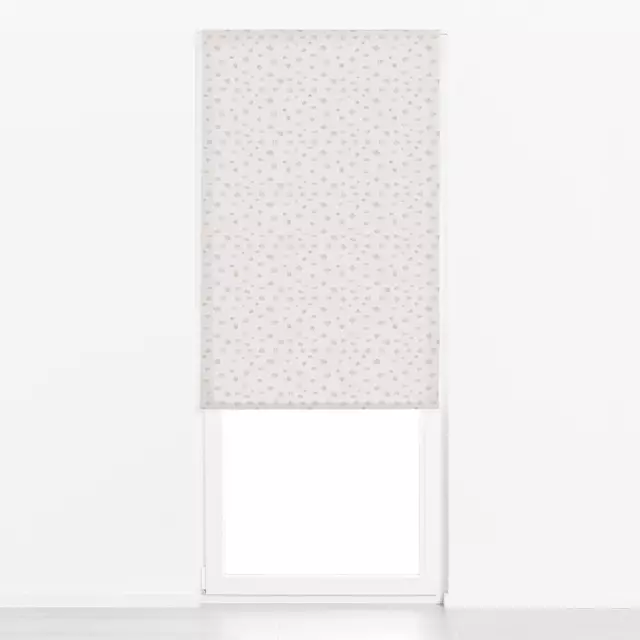 Raffrollo Muschel Spuren Beige Hell
