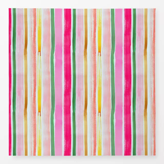 Tischdecke Art Stripes Aquarell Pink