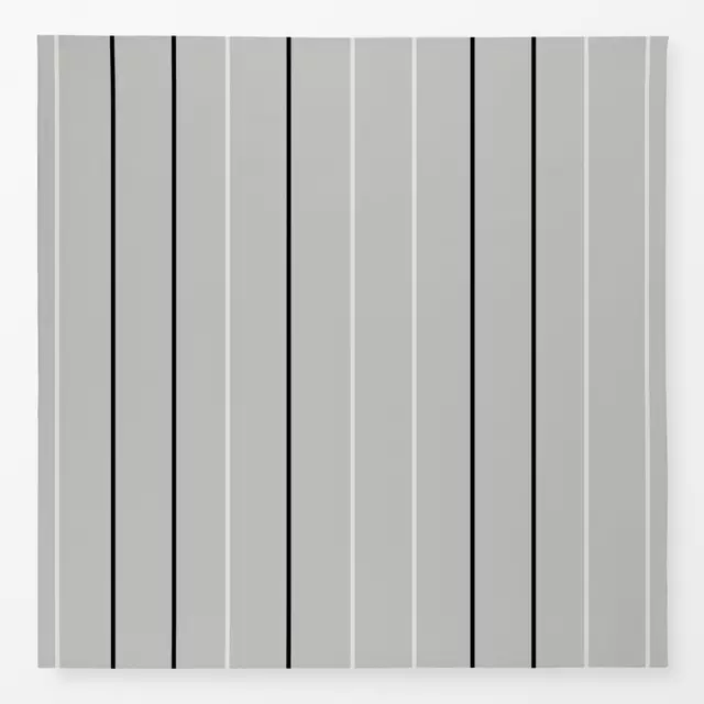 Tischdecke Lange Streifen grau