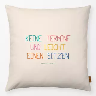 Kissen Definition von Glück - bunt