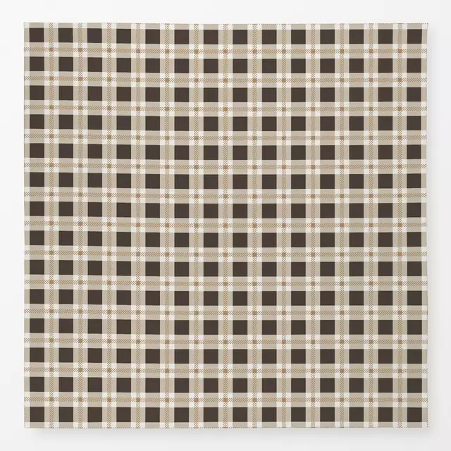 Tischdecke Plaid espresso