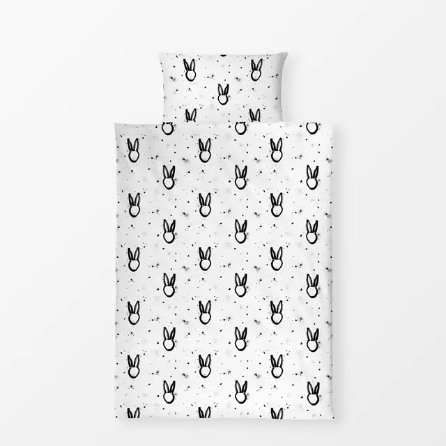 Bettwäsche Osterhase mit Punkten 1
