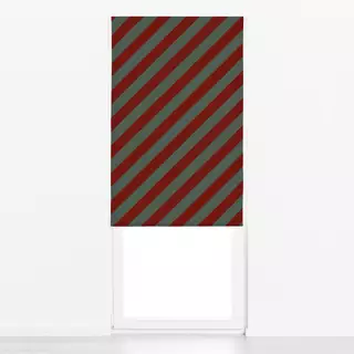 Raffrollo Stripes red green