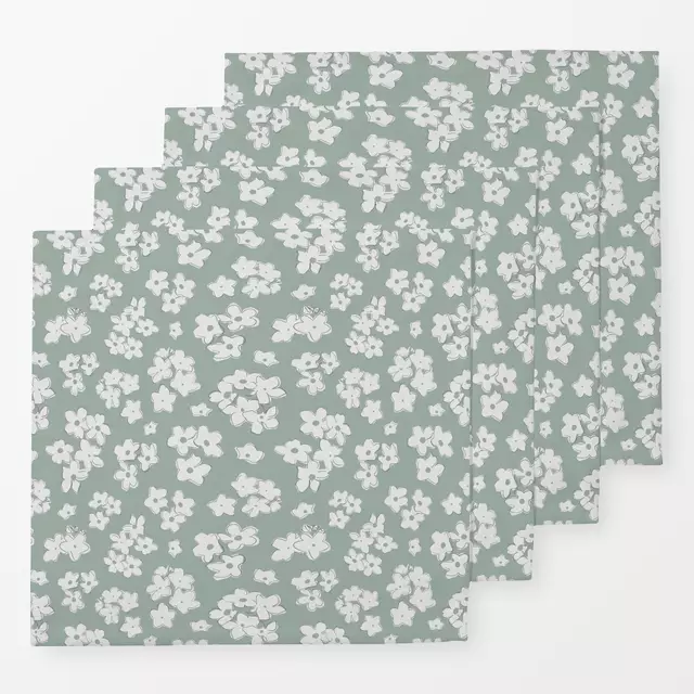 Cute Blossoms naturals sage