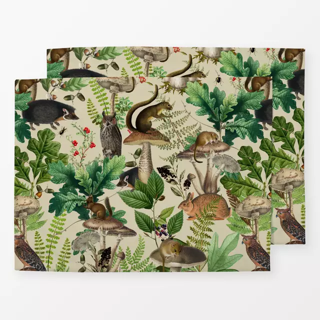 Tischset Vintage Woodland