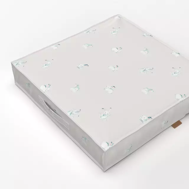 Bodenkissen müde Häschen altrosa