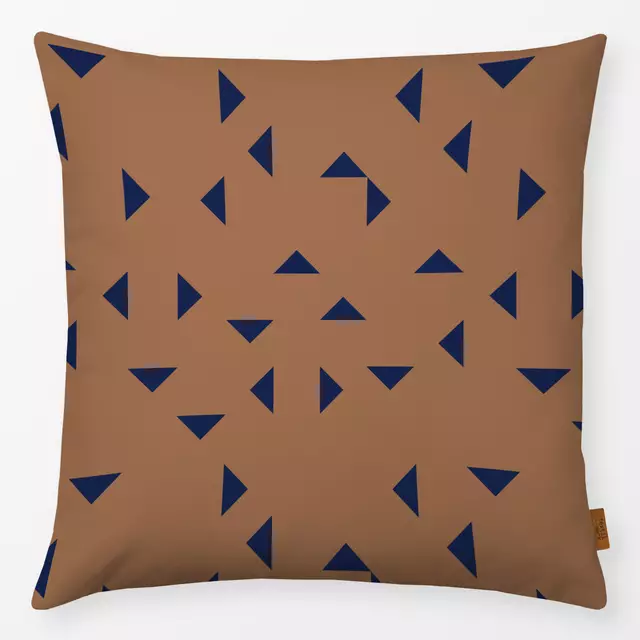 Kissen Triangles cinnamon