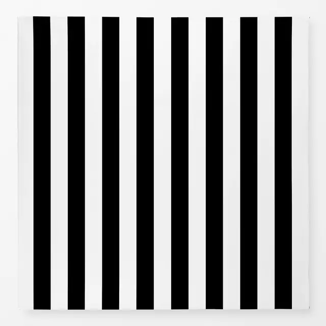 Tischdecke Simple Stripes Black And White