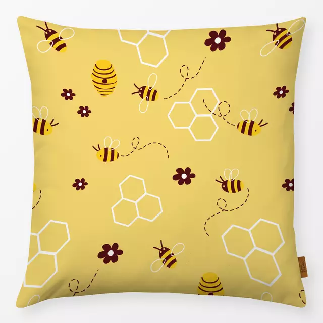 Kissen Happy Honig Bienen