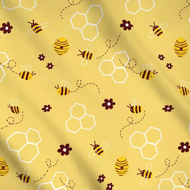 Meterware Happy Honig Bienen