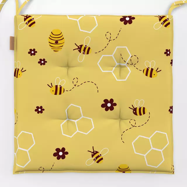 Sitzkissen Happy Honig Bienen