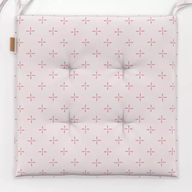 Sitzkissen Flower Geo Rosa Pink