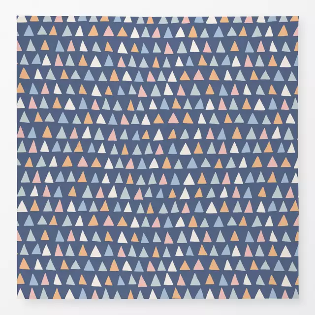 Tischdecke Triangles Blue