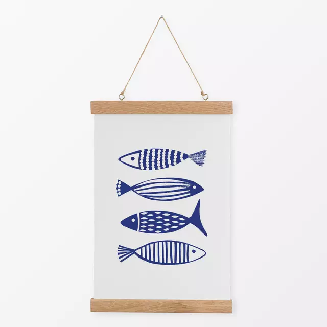 Textilposter Fische