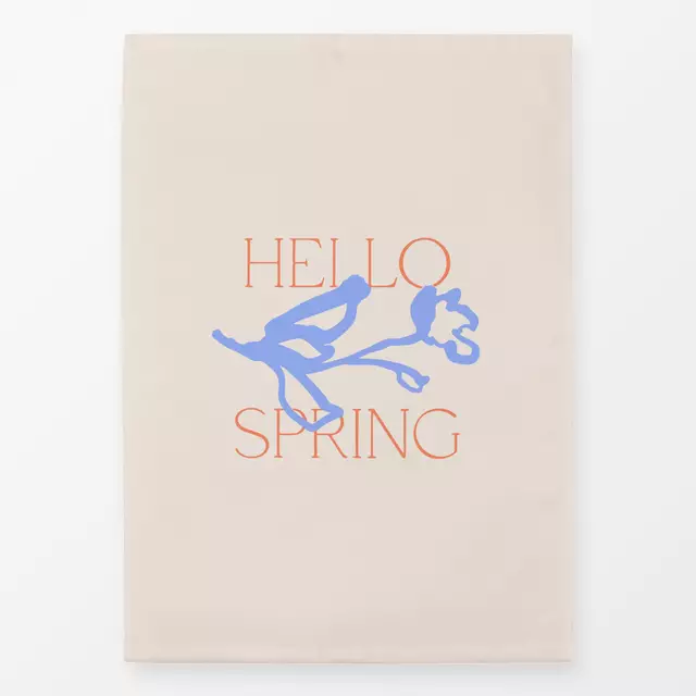 Geschirrtuch Hello Spring