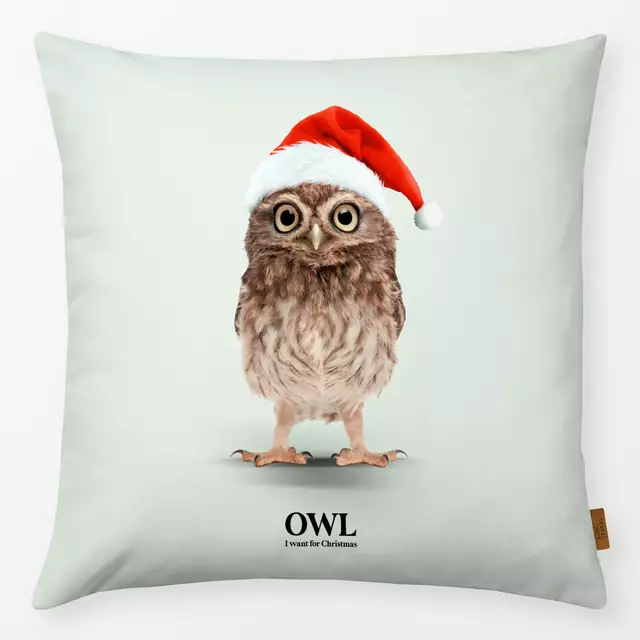 Kissen Owl I Want For Christmas