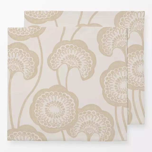 Servietten Big Blossoms light sand