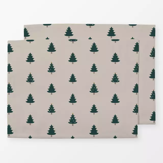 Tischset Sparkling Winter Forest cream