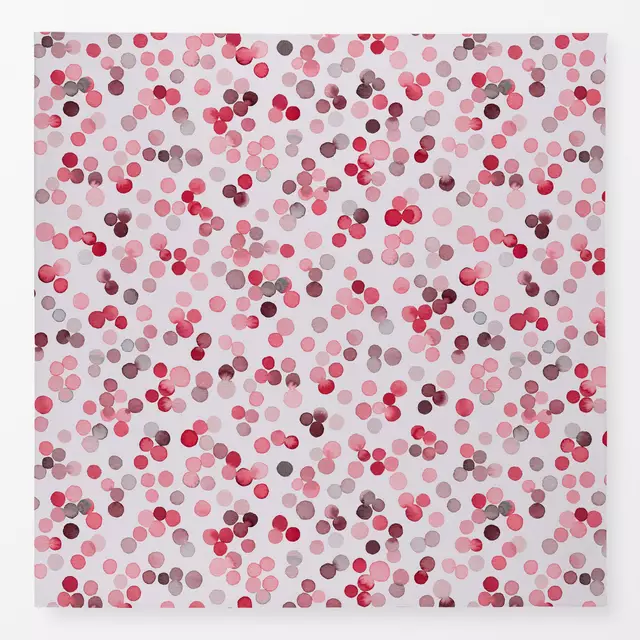 Tischdecke Romantik Confetti Dots Red
