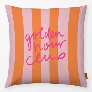 Kissen Golden Hour Club pink