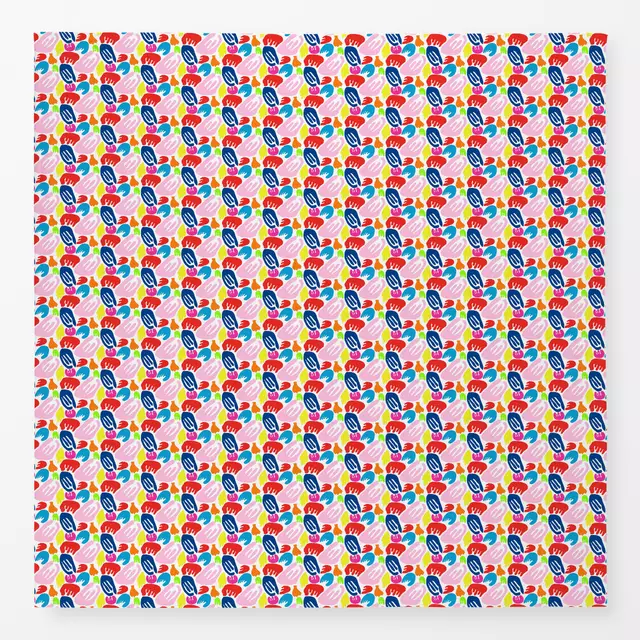Tischdecke Bunte Blüten