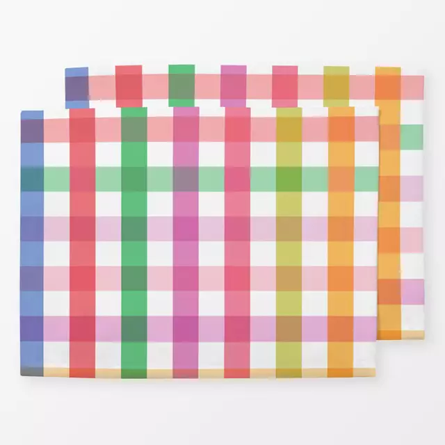 Tischset Colorful Checks