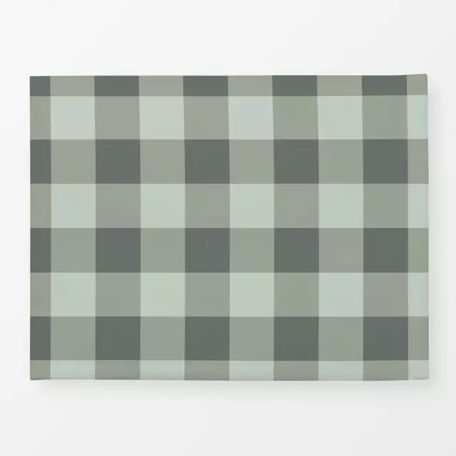 Gingham green
