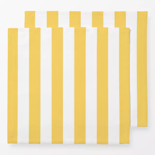 Servietten cabana stripes - gelb