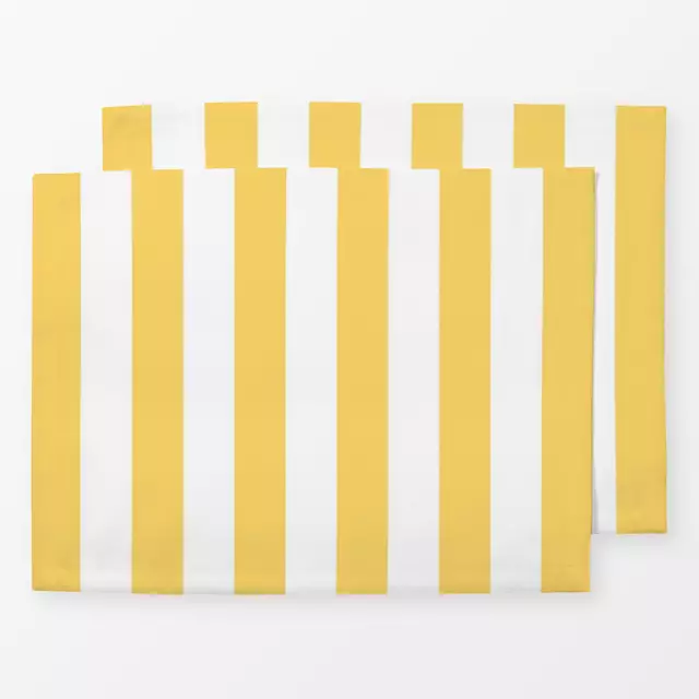 Tischset cabana stripes - gelb