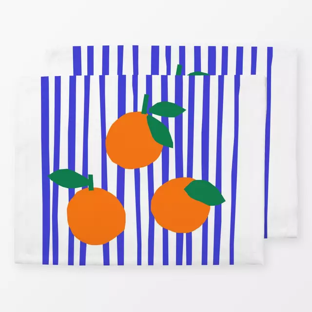 Tischset Orangen Picknick