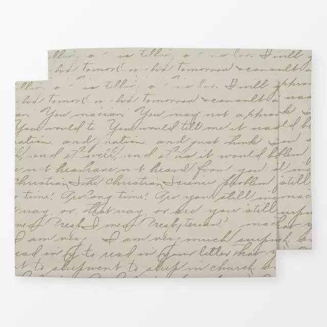 Tischset Seaside Rendezvous Script