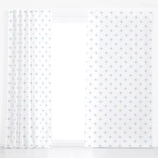 Dekovorhang Shining Stars - White