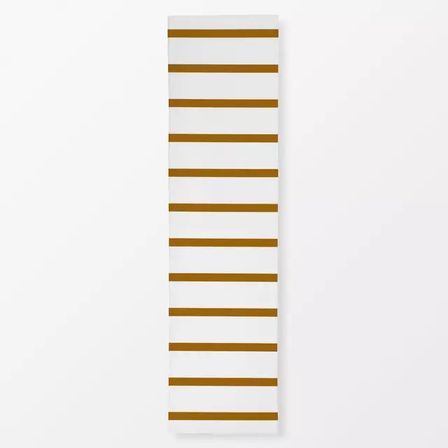 Tischläufer Streifen goldbraun
