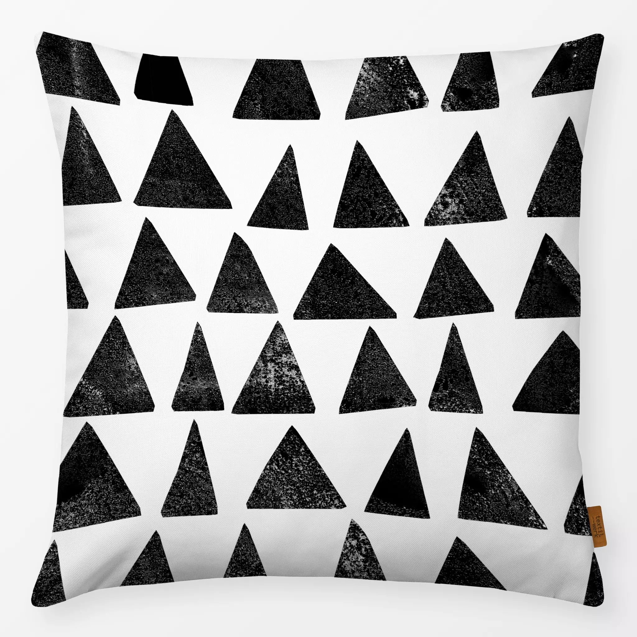 Kissen Triangles Black & White Triangles Black & White