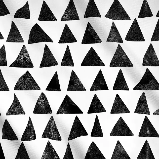 Meterware Triangles Black & White